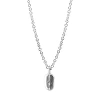 ANCHOR & CREW GUSTATORY x ANCHOR & CREW Coffee Bean Silver Necklace Pendant