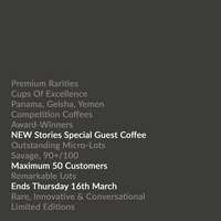 GUSTATORY Stories Panama Finca Deborah Illumination Geisha Coffee (100g) (#009)