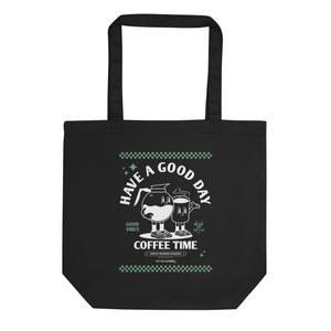 GUSTATORY Have A Good Day Organic Cotton Tote Bag