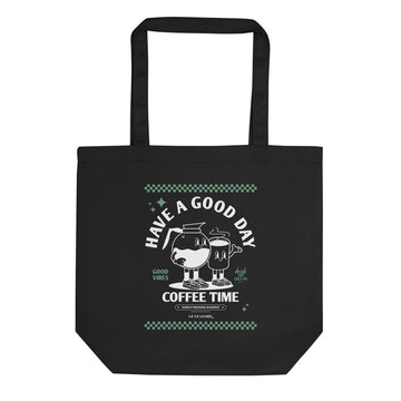GUSTATORY Have A Good Day Organic Cotton Tote Bag