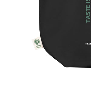 GUSTATORY Good Taste... Originals Organic Cotton Tote Bag