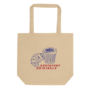 GUSTATORY Postcards From Sunday Originals Organic Cotton Tote Bag