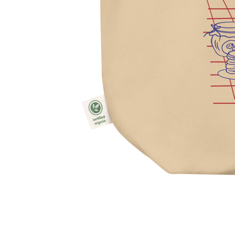 GUSTATORY Postcards From Sunday Originals Organic Cotton Tote Bag