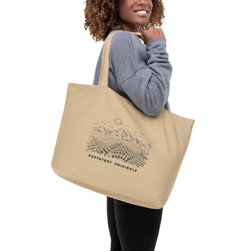 GUSTATORY Colombia Originals Organic Cotton Large Tote Bag