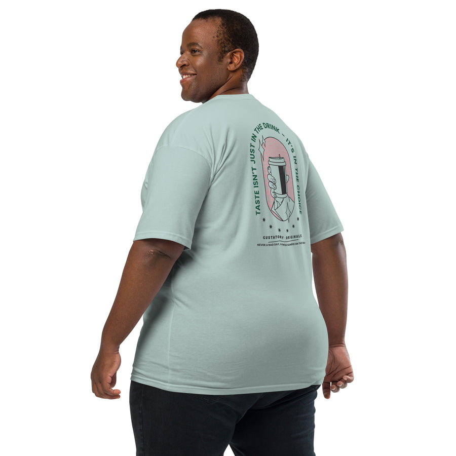GUSTATORY Good Taste... Originals Heavy Cotton Embroidered T-Shirt