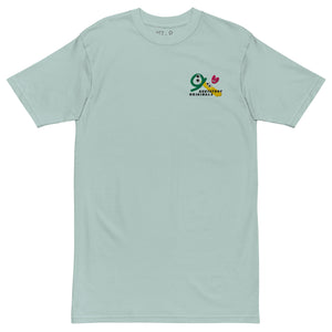 GUSTATORY Shapes & Sizes Originals Heavy Cotton Embroidered T-Shirt
