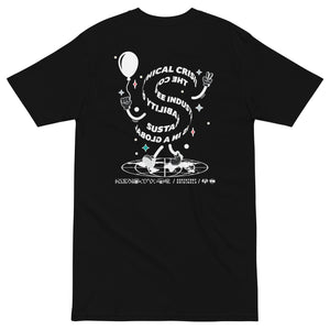 GUSTATORY Sustainability Crisis Originals Heavy Cotton Embroidered T-Shirt