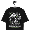 GUSTATORY Have A Nice Day Originals Heavy Cotton Embroidered T-Shirt