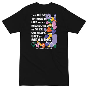 GUSTATORY Shapes & Sizes Originals Heavy Cotton Embroidered T-Shirt