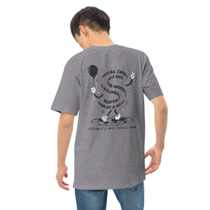 GUSTATORY Sustainability Crisis Originals Heavy Cotton Embroidered T-Shirt