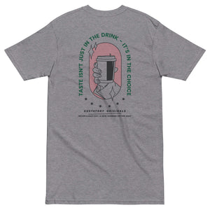 GUSTATORY Good Taste... Originals Heavy Cotton Embroidered T-Shirt