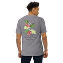 GUSTATORY Coffee Blossom Originals Heavy Cotton Embroidered T-Shirt