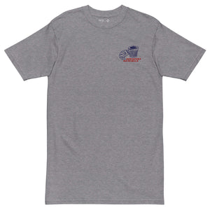 GUSTATORY Postcards From Sunday Originals Heavy Cotton Embroidered T-Shirt