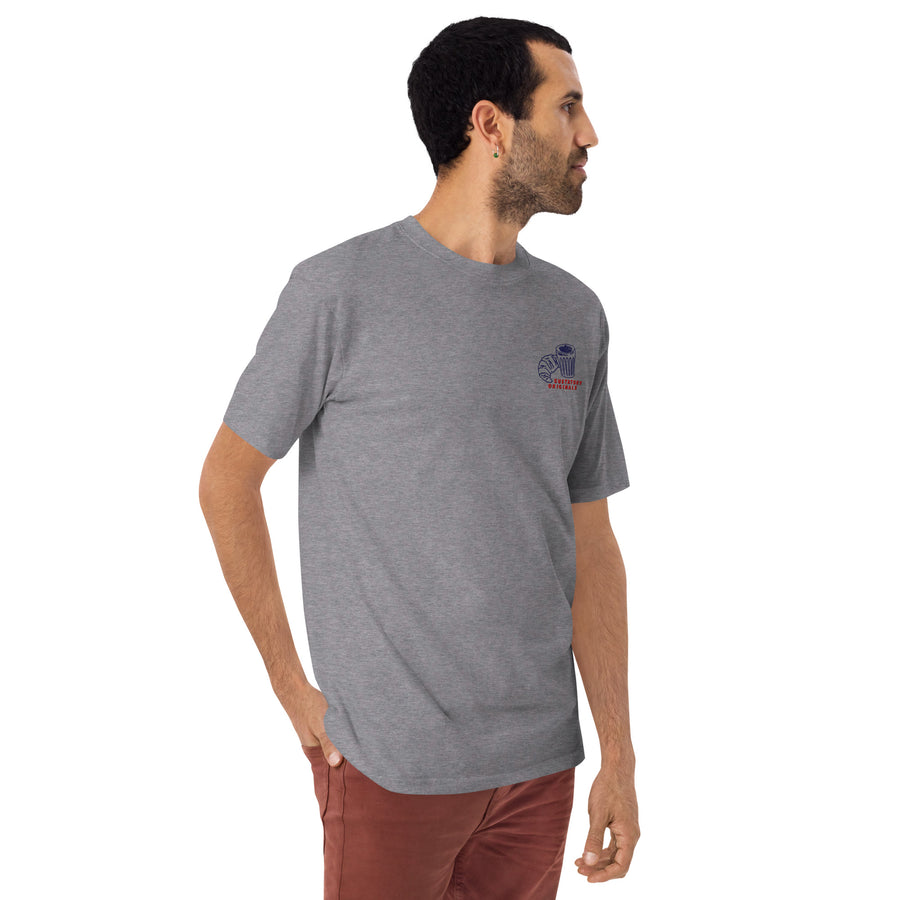 GUSTATORY Postcards From Sunday Originals Heavy Cotton Embroidered T-Shirt