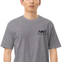 GUSTATORY Because No Good Day... Originals Heavy Cotton Embroidered T-Shirt