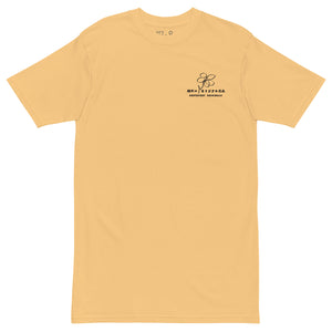 GUSTATORY Coffee Blossom Originals Heavy Cotton Embroidered T-Shirt