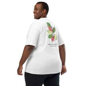 GUSTATORY Coffee Blossom Originals Heavy Cotton Embroidered T-Shirt
