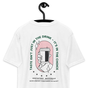 GUSTATORY Good Taste... Originals Heavy Cotton Embroidered T-Shirt
