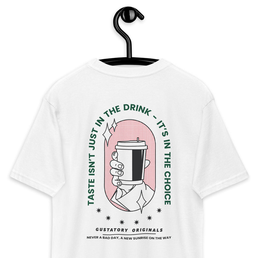 GUSTATORY Good Taste... Originals Heavy Cotton Embroidered T-Shirt