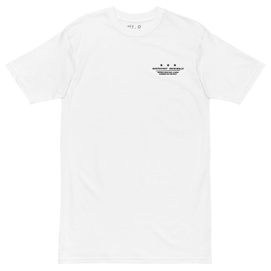 GUSTATORY Good Taste... Originals Heavy Cotton Embroidered T-Shirt