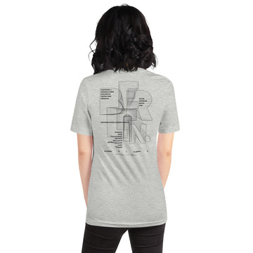 GUSTATORY Berlin Coffee Scene Cotton Embroidered T-Shirt