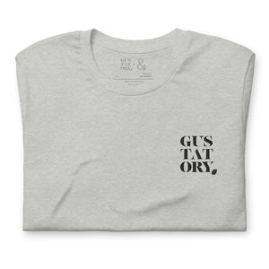 GUSTATORY New York Coffee Scene Cotton Embroidered T-Shirt