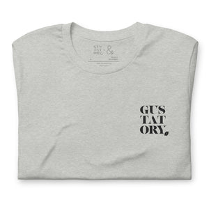 GUSTATORY Barcelona Coffee Scene Cotton Embroidered T-Shirt