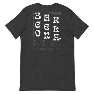 GUSTATORY Barcelona Coffee Scene Cotton Embroidered T-Shirt