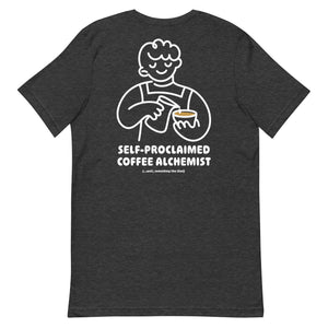 GUSTATORY Coffee Alchemist Cotton Embroidered T-Shirt