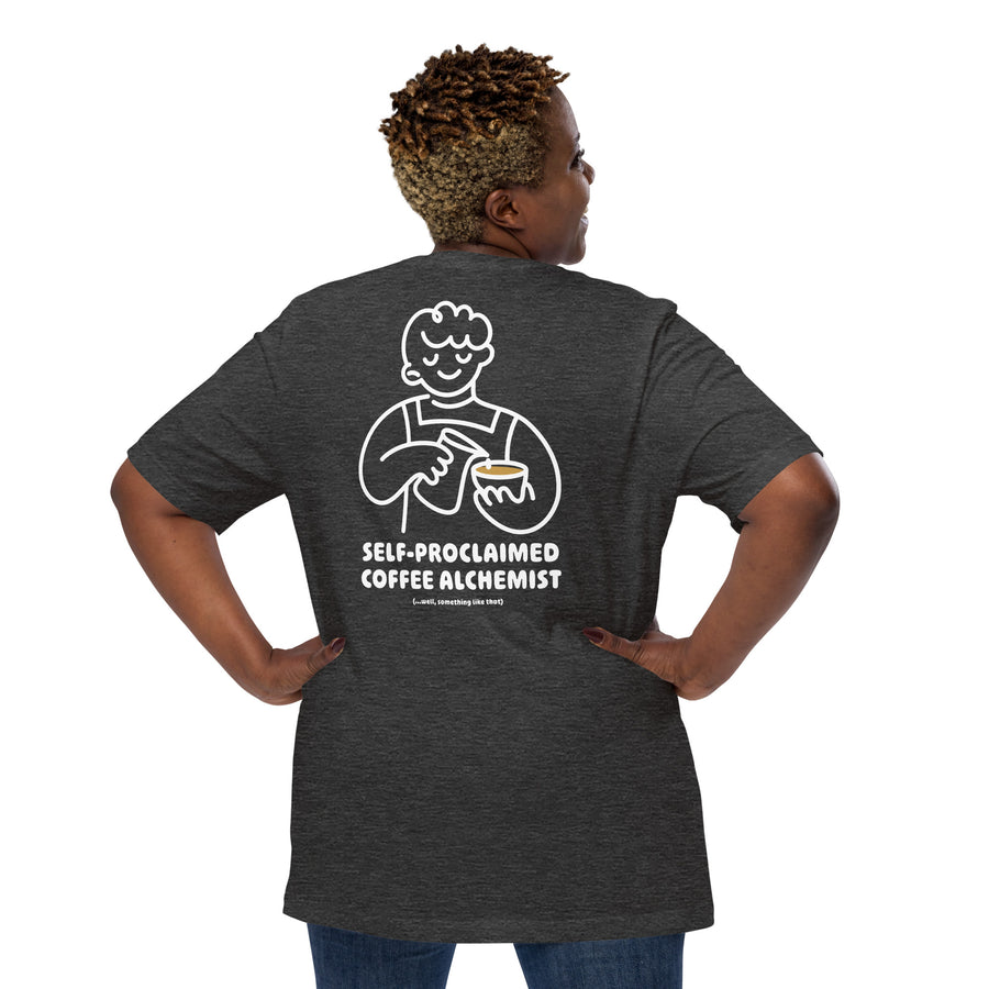 GUSTATORY Coffee Alchemist Cotton Embroidered T-Shirt