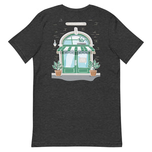 GUSTATORY Coffee & Chats Cotton Embroidered T-Shirt