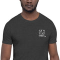 GUSTATORY Amsterdam Coffee Scene Cotton Embroidered T-Shirt