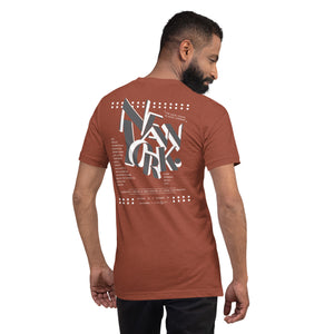 GUSTATORY New York Coffee Scene Cotton Embroidered T-Shirt