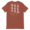 GUSTATORY Barcelona Coffee Scene Cotton Embroidered T-Shirt