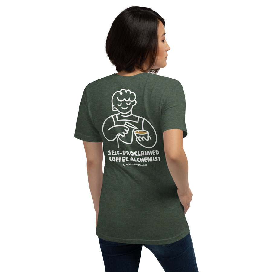 GUSTATORY Coffee Alchemist Cotton Embroidered T-Shirt