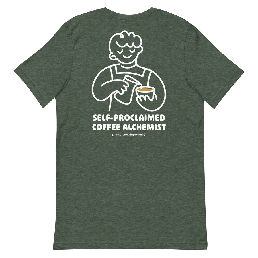 GUSTATORY Coffee Alchemist Cotton Embroidered T-Shirt