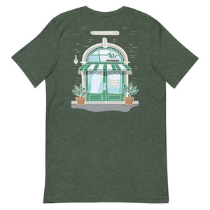 GUSTATORY Coffee & Chats Cotton Embroidered T-Shirt