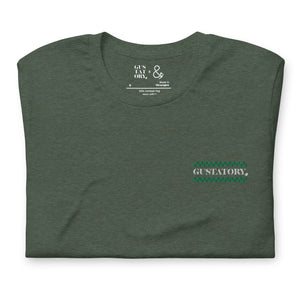 GUSTATORY Have A Good Day Cotton Embroidered T-Shirt