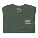 GUSTATORY Coffee & Chats Cotton Embroidered T-Shirt
