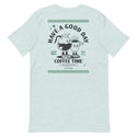 GUSTATORY Have A Good Day Cotton Embroidered T-Shirt
