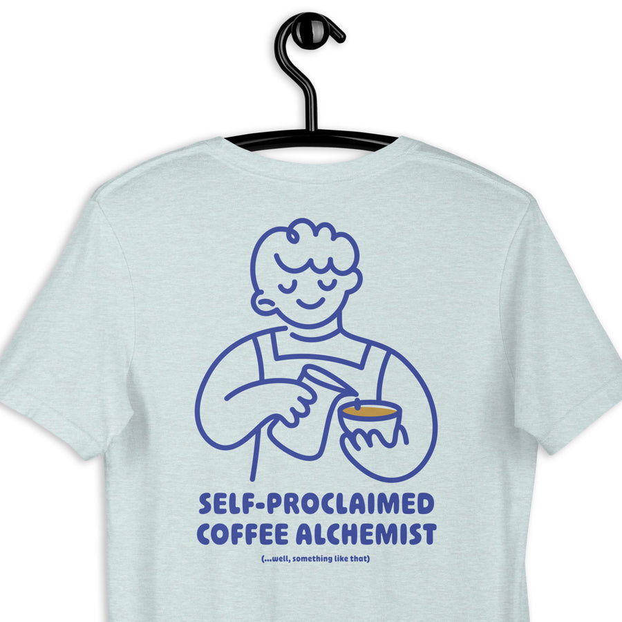 GUSTATORY Coffee Alchemist Cotton Embroidered T-Shirt