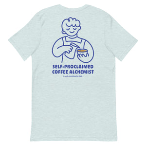 GUSTATORY Coffee Alchemist Cotton Embroidered T-Shirt