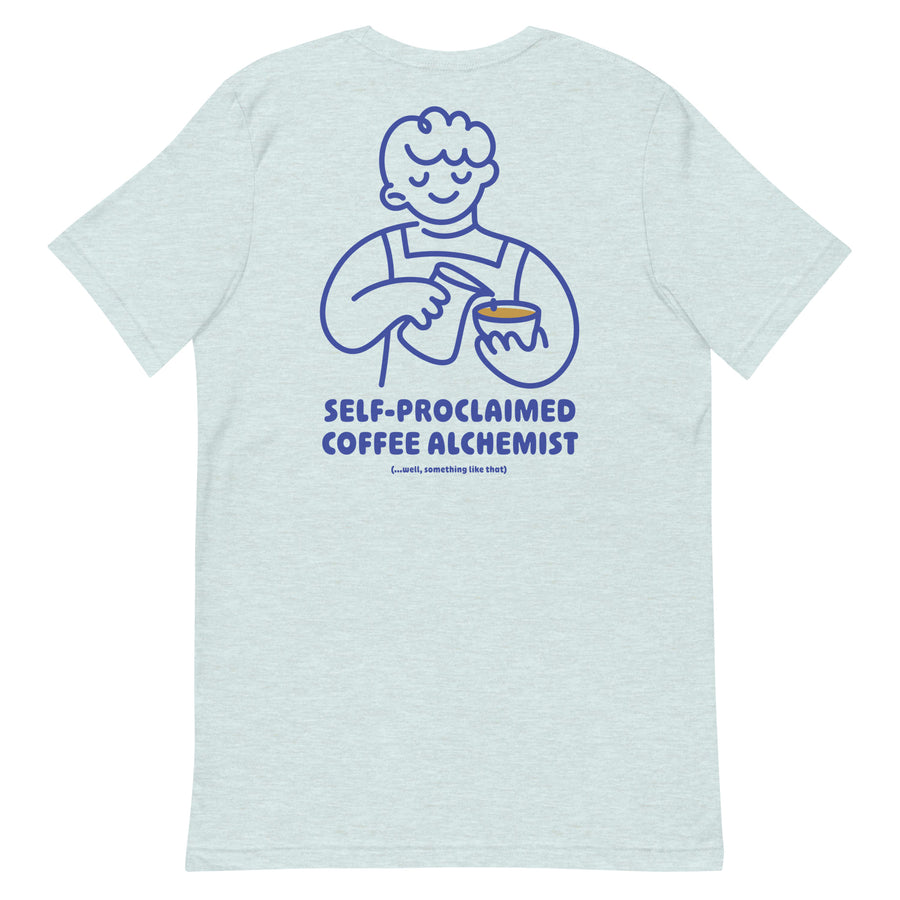 GUSTATORY Coffee Alchemist Cotton Embroidered T-Shirt