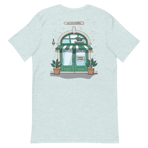 GUSTATORY Coffee & Chats Cotton Embroidered T-Shirt