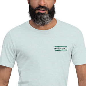 GUSTATORY Have A Good Day Cotton Embroidered T-Shirt