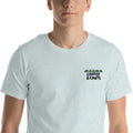 GUSTATORY Coffee & Chats Cotton Embroidered T-Shirt