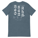 GUSTATORY Barcelona Coffee Scene Cotton Embroidered T-Shirt