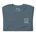 GUSTATORY Barcelona Coffee Scene Cotton Embroidered T-Shirt