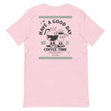 GUSTATORY Have A Good Day Cotton Embroidered T-Shirt