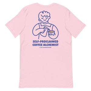 GUSTATORY Coffee Alchemist Cotton Embroidered T-Shirt
